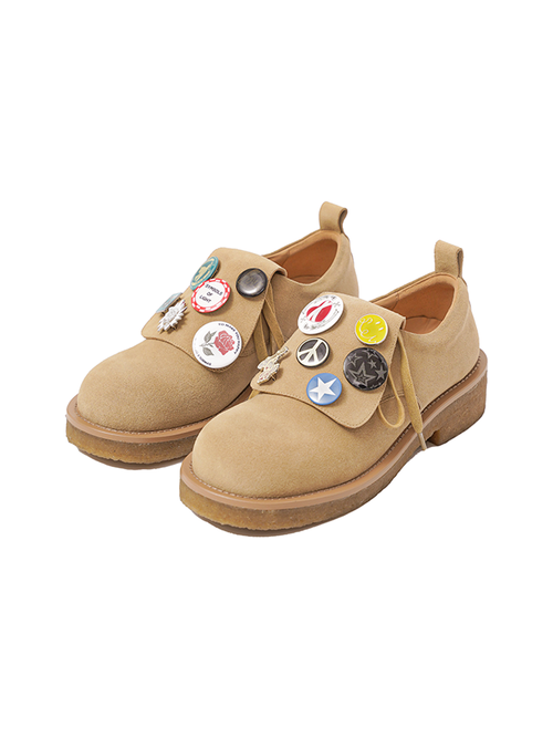 Badge Derby Shoes