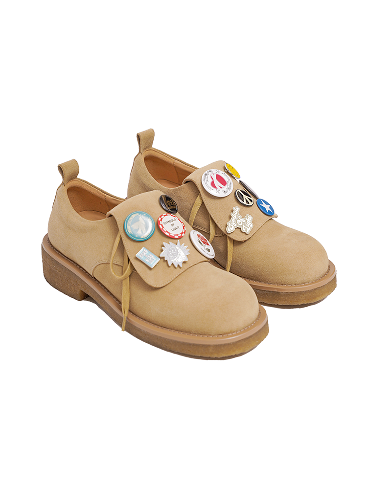 Badge Derby Shoes