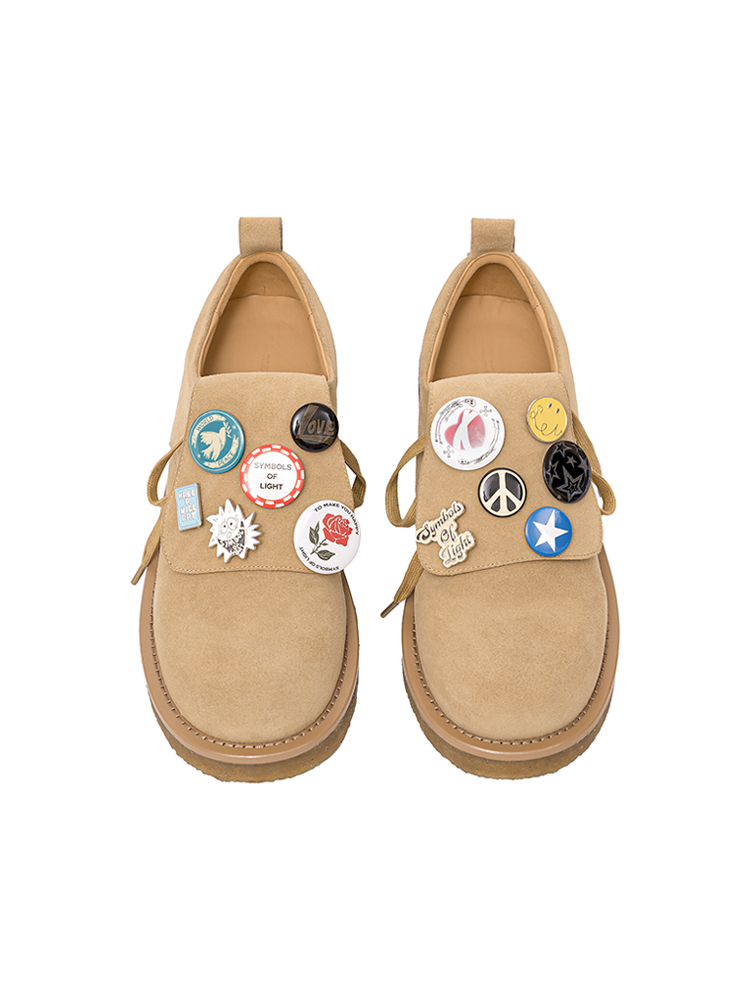 Badge Derby Shoes